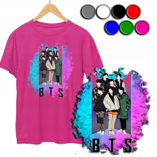 GYEREK PÓLÓ NYOMTATOTT - KPOP BTS ARMY AJÁNDÉK - L 146-152 gyerek póló