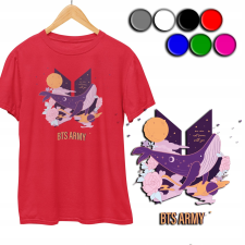 GYEREK PÓLÓ NYOMTATOTT - KPOP BTS ARMY AJÁNDÉK - M 134-140 gyerek póló