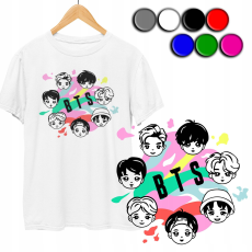  GYEREK PÓLÓ NYOMTATOTT - KPOP BTS ARMY AJÁNDÉK - XS 110-116