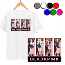  GYEREK PÓLÓ NYOMTATOTT - KPOP FEKETE RÓZSASZÍN BP - XL 158-164