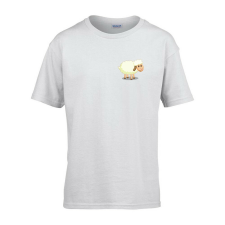  Gyerek póló Ovis jelel Bárány mintával Fehér 134 méret gyerek póló