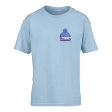  Gyerek póló Ovis jelel Sapka mintával Világos kék 110 méret gyerek póló