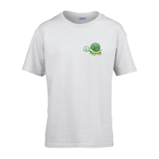  Gyerek póló Ovis jelel Teknős mintával Fehér 134 méret gyerek póló