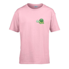  Gyerek póló Ovis jelel Teknős mintával Rózsaszín 134 méret gyerek póló