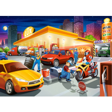Gyerek puzzle Benzinkút 60 darabból puzzle, kirakós