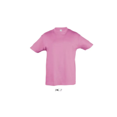  Gyerek REGENT KIDS környakas rövid ujjú pamut póló, SOLS SO11970, Orchid Pink-8A