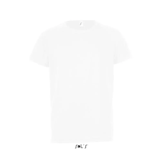  Gyerek SPORTY raglán ujjú kereknyakú sportpóló, SOLS SO01166, White-12A