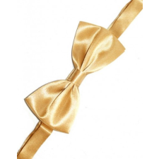  Gyerek szatén csokornyakkendő - Arany nyakkendő