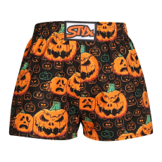  Gyerekek klasszikus boxeralsó Styx art klasszikus gumi Halloween tök (J1755) 12-14 éves