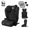  Gyerekülés állítható fejtámla, pohártartó ISOFIX 100-150cm I-size fekete