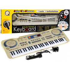 Gyermek Billentyűzet 5+ Mikrofonnal és Felvétellel, USB MP3 játékhangszer