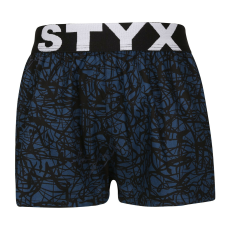  Gyermek bő szárú boxeralsók Styx art sportos gumipánt Jáchym (BJ1851) 6-8 éves