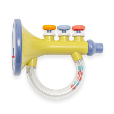 Gyermek csörgő Baby Mix trombita kék csörgő