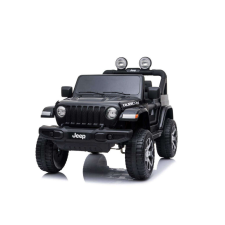 Gyermek elektromos autó Baby Mix Jeep Wrangler Rubicon fekete elektromos járgány