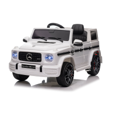 Gyermek elektromos autó Mercedes Benz G63 cabrio fehér elektromos járgány
