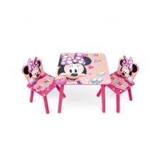  Gyermek fa asztal + 2 szék MINNIE MOUSE, WD13978 gyermekbútor