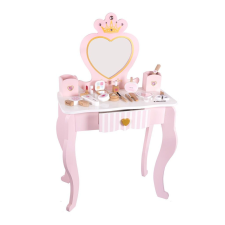  Gyermek fa fésülködőasztal Baby Mix Heart fehér szépségszalon