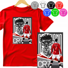  GYERMEK PÓLÓ - CRISTIANO RONALDO CR7 SPORT LABDA - M 134-140 gyerek póló