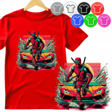 GYERMEK PÓLÓ - DEAD POOL BOSSZÚÁLLÓ - XS 110-116 gyerek póló