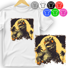 GYERMEK PÓLÓ - GODZILLA MECHAZILLA ELON - M 134-140 gyerek póló