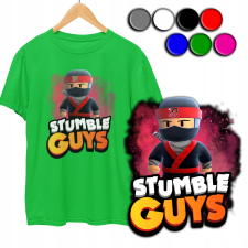 GYERMEK PÓLÓ - STUMBLE GUYS PATTERNS - L 146-152 gyerek póló