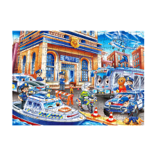 Gyermek puzzle Police 240 darabos Aga4Kids MR1467 - Rendőrség puzzle, kirakós