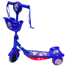 Gyermek roller - 3 kerekű KÉK lábbal hajtható járgány