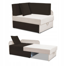  Gyermek sarokkanapé Denis Duo kihúzható konténerágy gyerekmatrac Kubuś bútor