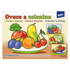 Gyermek színező - Gyümölcsök és Zöldségek gyermek- és ifjúsági könyv