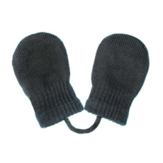  Gyermek téli kesztyű New Baby grafit, vel. 56 (0-3 h)