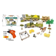 Gyermek traktor és farm készlet játékszett játékfigura