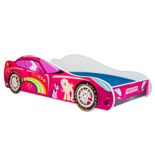 Gyermekágy auto PINK 140x70 gyermekágy