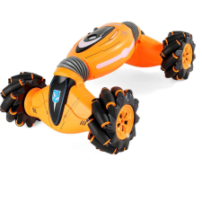  Gyermekkocsi gesztusokkal és távirányítóval, zenével és fényhatásokkal, sárga színű távirányítós modell