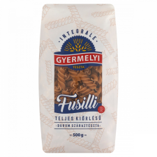 Gyermelyi fusilli teljes kiőrlésű durum száraztészta 500 g tészta
