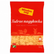 GYERMELYI ZRT Minden nap fodros nagykocka tojás nélküli száraztészta 400 g alapvető élelmiszer