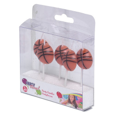  Gyertya 7 cm 5 db / csomag Kosárlabda party kellék