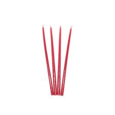 Gyertya &amp; Decor Gyertya szálas hosszú ceruza piros gyertya
