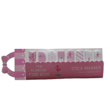 Gyertya &amp; Decor Sticky marker flamingó rózsaszín filctoll, marker