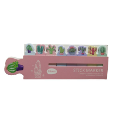 Gyertya &amp; Decor Sticky marker kaktuszos rózsaszín filctoll, marker