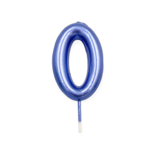  Gyertya, kék színű, 8,5 cm - 0 sütés és főzés