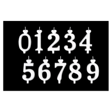 Gyertyakovács Bliszteres számgyertya, 3 party kellék