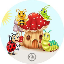 Gyertyakovács Díszített ostyalap, állatok, 20 cm sütés és főzés