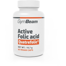 GymBeam Active Folic acid (Vitamín B9) 60 kapslí vitamin és táplálékkiegészítő