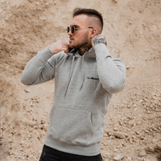 GymBeam Athlete Grey Black pulcsi L