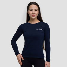GymBeam Basic női hosszú ujjú póló Navy XXL női póló