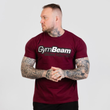GymBeam Beam póló Burgundy M férfi póló