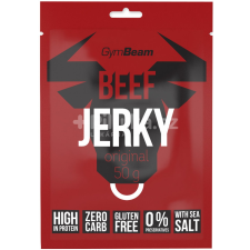 GymBeam Beef Jerky szárított marhahús 50 g reform élelmiszer