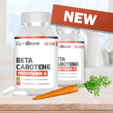 GymBeam Beta Carotene - GymBeam 60 kaps unflavored vitamin és táplálékkiegészítő