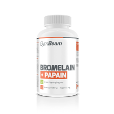 GymBeam Bromelain Papain 90 kaps biokészítmény