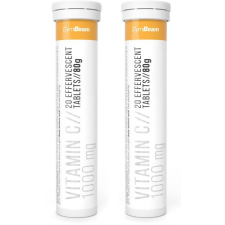 GymBeam C-vitamin 1000 mg 2× 20 db pezsgőtabletta vitamin és táplálékkiegészítő